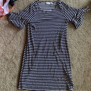 NY& COMPANY STRIPED DRESS